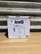 Iceq 4L Black Mini Fridge. RRP £80. Grade U