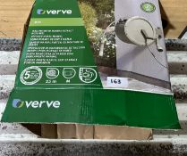 Verve 25M Wall Mounted Manual Retract Hose Reel. RRP £60. Grade U