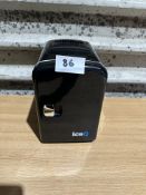 Iceq 4L Black Mini Fridge. RRP £80. Grade U