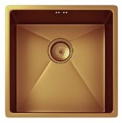 541 x 440 Copper 1.0 Bowl Undermount Stainless Steel Kitchen Sink