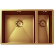 Elite 1.5 Undermounted Stainless Steel Copper Sink 670mm