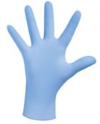 Lot 45 Large Blue Vinyl Powdered Gloves x 147 Units