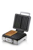 Title: 8 x DO91949W DOMO Silver Waffle Maker with Temp and time controls RRP £75Description: 8 x