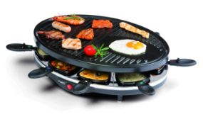 Title: 8 x DO9038G DOMO 8 Person Oval Raclette Grill with 8 mini pans RRP £70Description: 8 x 8