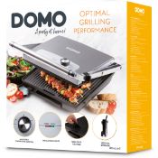 Title: DO9225 DOMO Steak Grill RRP £80Description: DO9225G DOMO Steak & Fish grill, Panini Maker,