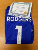 Brendan Rodgers Leicester City Signed Football Shirt