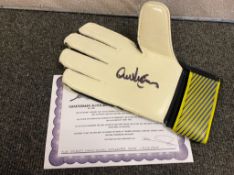 Alex Stepney Manchester United Hand Signed Goalkeeper Glove
