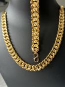 Men’s gold chain and bracelet 22k gold