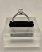 Beautiful Natural 1.69 CT Diamond Ring With 18k Gold