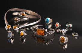 Ungezähltes Konvolut von Silberschmuck