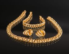 3-teiliges Schmuckset 750 GG (Juwelier Goldbaur)