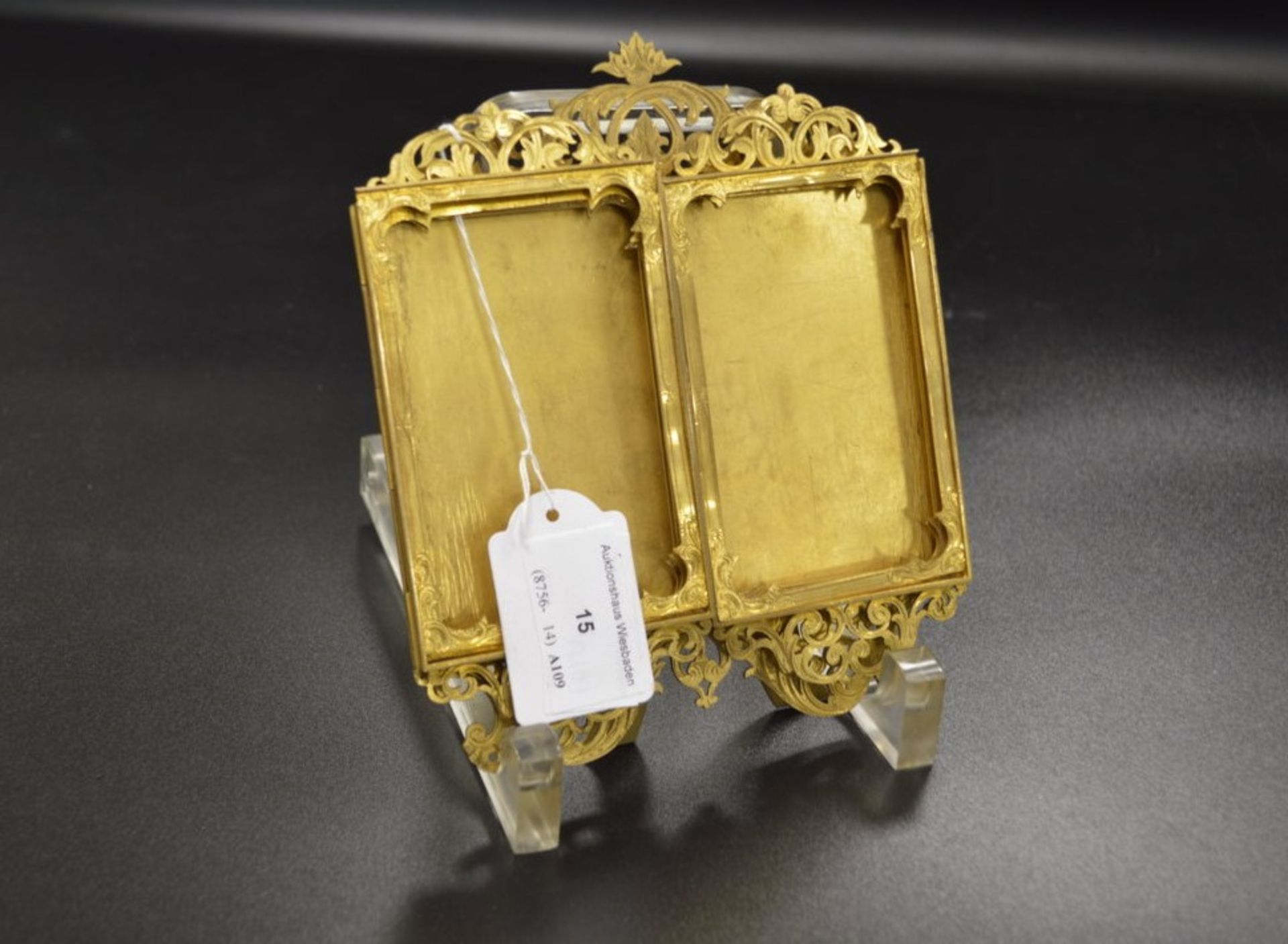 Kleiner Klappbilderrahmen (Maison Alphonse Giroux, Paris, 19. Jh.) - Bild 2 aus 6