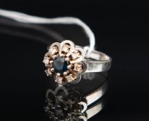 Damenring mit Steinbesatz 585 WG