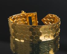 Massives Armband in Gürtelform 750 GG