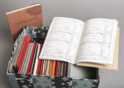 Großes Konvolut von Ausweisen und Büchern (Drittes Reich)