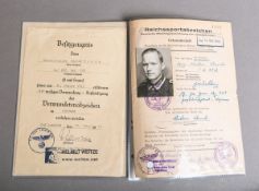 5-teiliger Urkunden-Nachlass (2. WK)