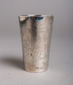 Andenkenbecher 800 Silber (1. WK)