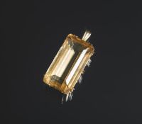 Anhänger mit einem großen Citrin 585 GG