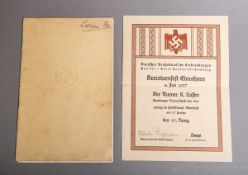 2-teiliger Nachlass (2. WK)