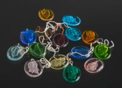 Konvolut von 15 WHW 1934 - 1943, Pressglas