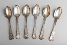 6-teiliges Set von Suppenlöffeln (International Silver Co., USA)