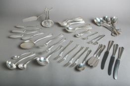 140-teiliges Konvolut von Besteck aus 800 Silber (Philipp Stark)