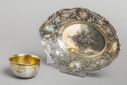 2-teiliges Konvolut von Silberteilen 800 Silber