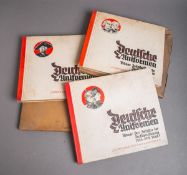 3-teiliges Konvolut von Zigarettenbilderalben