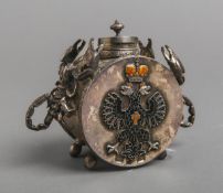 Tintenfass 84 Zolotniki (Russland, um 1879)