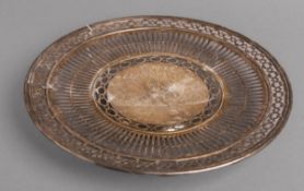 Flache Anbietschale 925 Silber