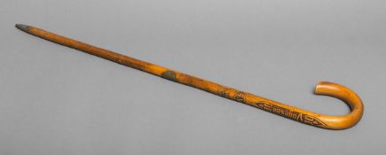 2-teiliges Set von Spazierstock und Etui (1. WK)