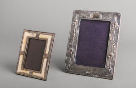 2-teiliges Konvolut von Bilderrahmen 925 Silber