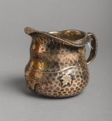 Milchkännchen / Sahnegießer 925 Sterlingsilber (Jugendstil, um 1900)