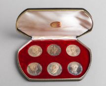 6-teiliges Set von Münzen (Spanien)