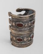 Zweireihiger Silberarmreif