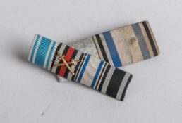 Paar Wehrmacht Bandspangen m. versch. Verleihungen (2. WK, Drittes Reich)