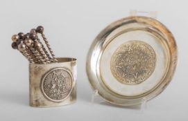 Mehrteiliges Konvolut von Silberteilen