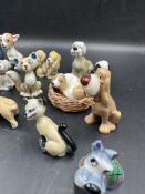 A selection of china animals including Wade being sold to raise funds for Fordbridge Day Centre,