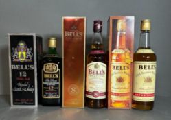 Bells Scotch Whisky: Three Bottles Bells Extra Special Matured for 8 Years, !2 Years Old Blended