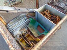 Lifting Frame, D Shackles, tent poles