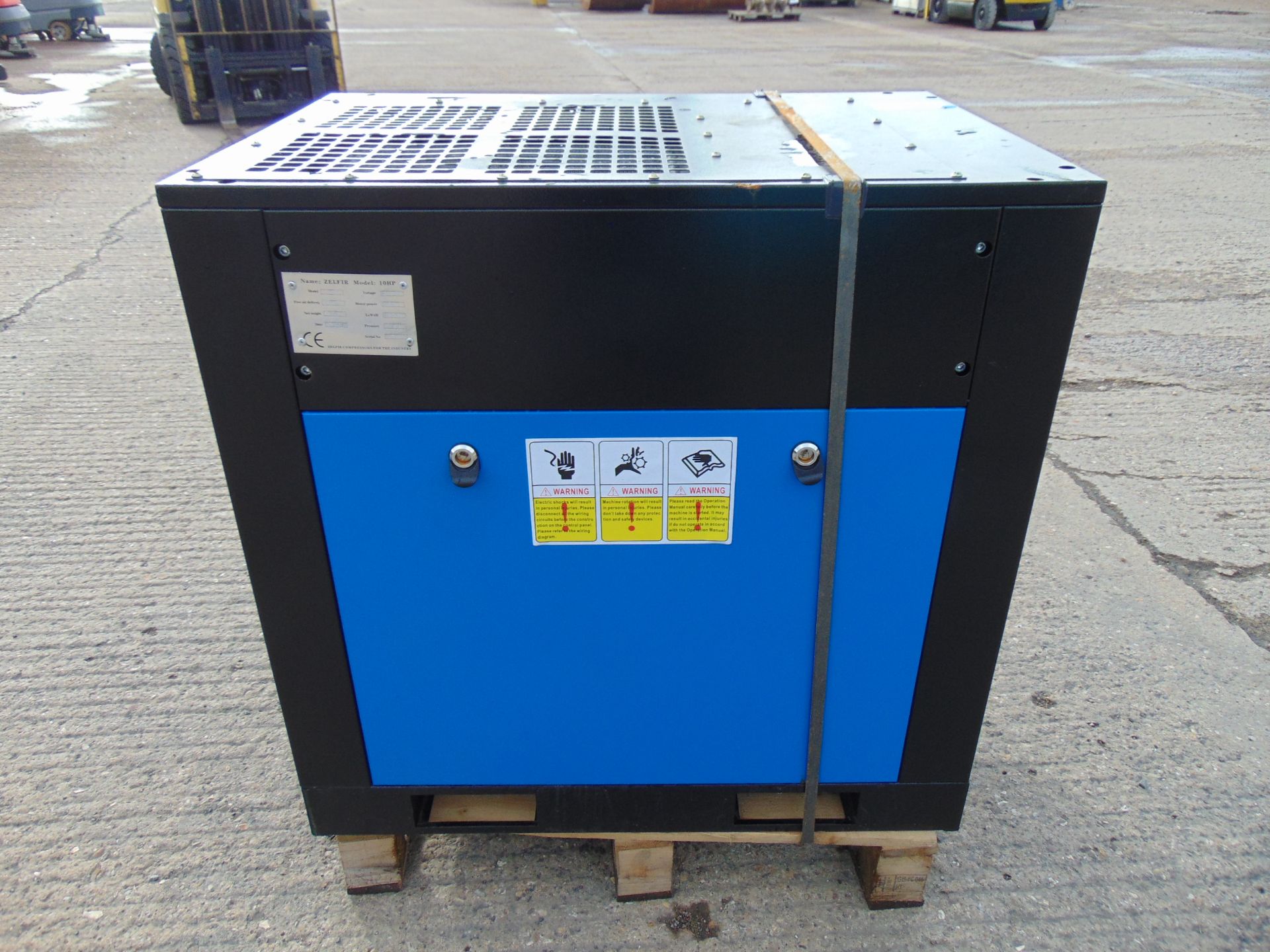 **NEW UNUSED** Zelfir 10HP silenced industrial rotary screw air compressor 3ph 11m3/Min - Image 5 of 11
