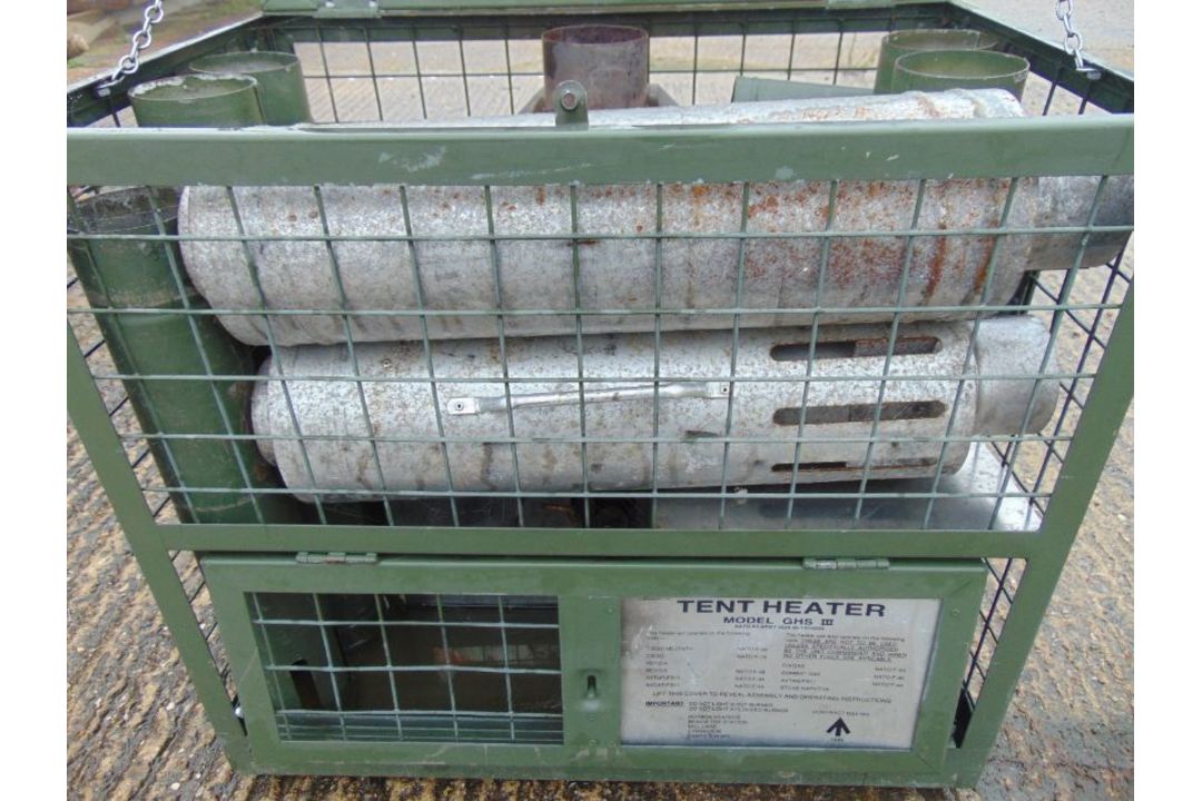 Ex MOD GHSIII Tent Garage Workshop Diesel Heater - Image 2 of 7