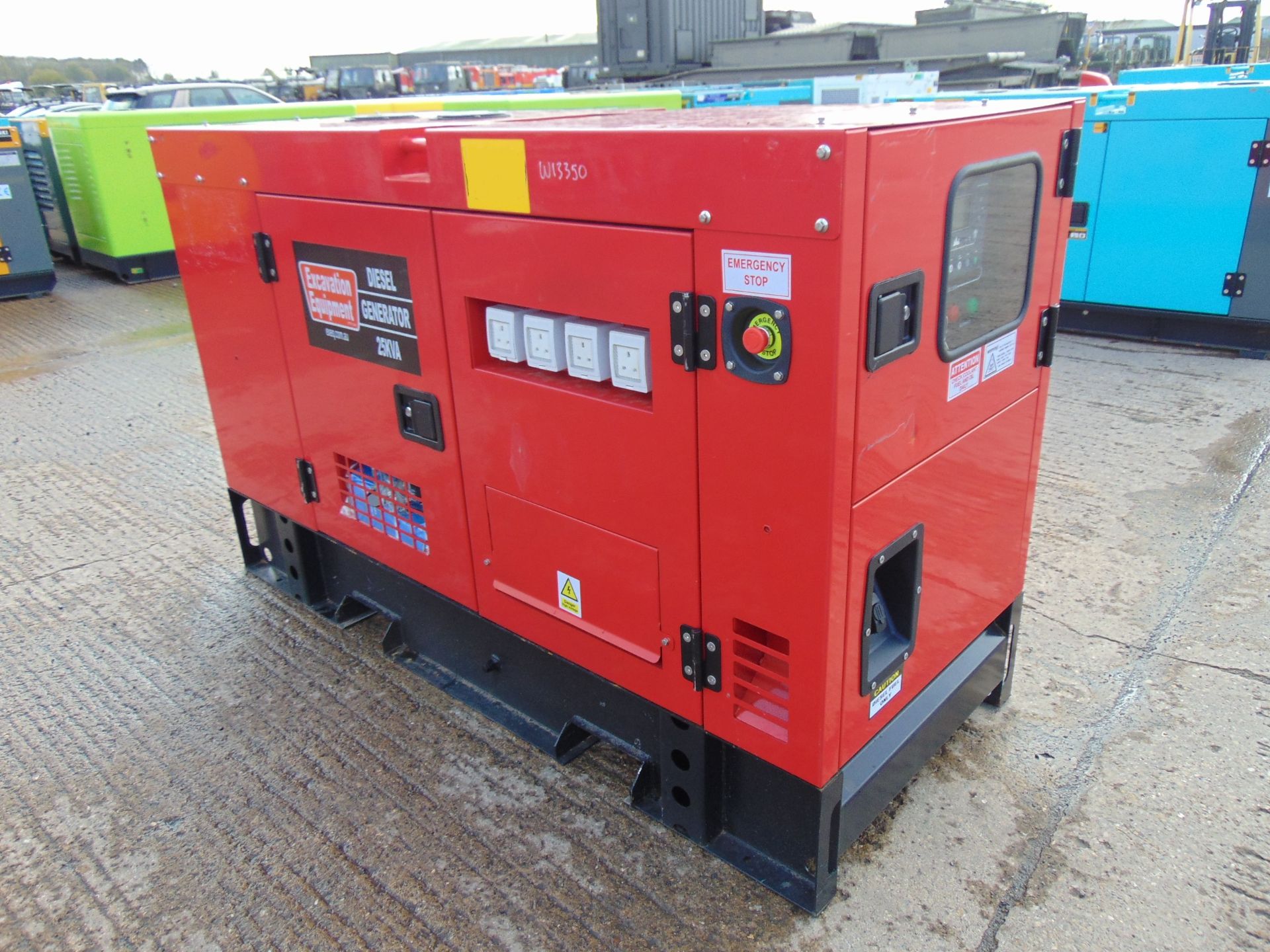 **NEW UNUSED 2022 25 KVA 3 Phase Silent Diesel Generator Set** - Image 2 of 18
