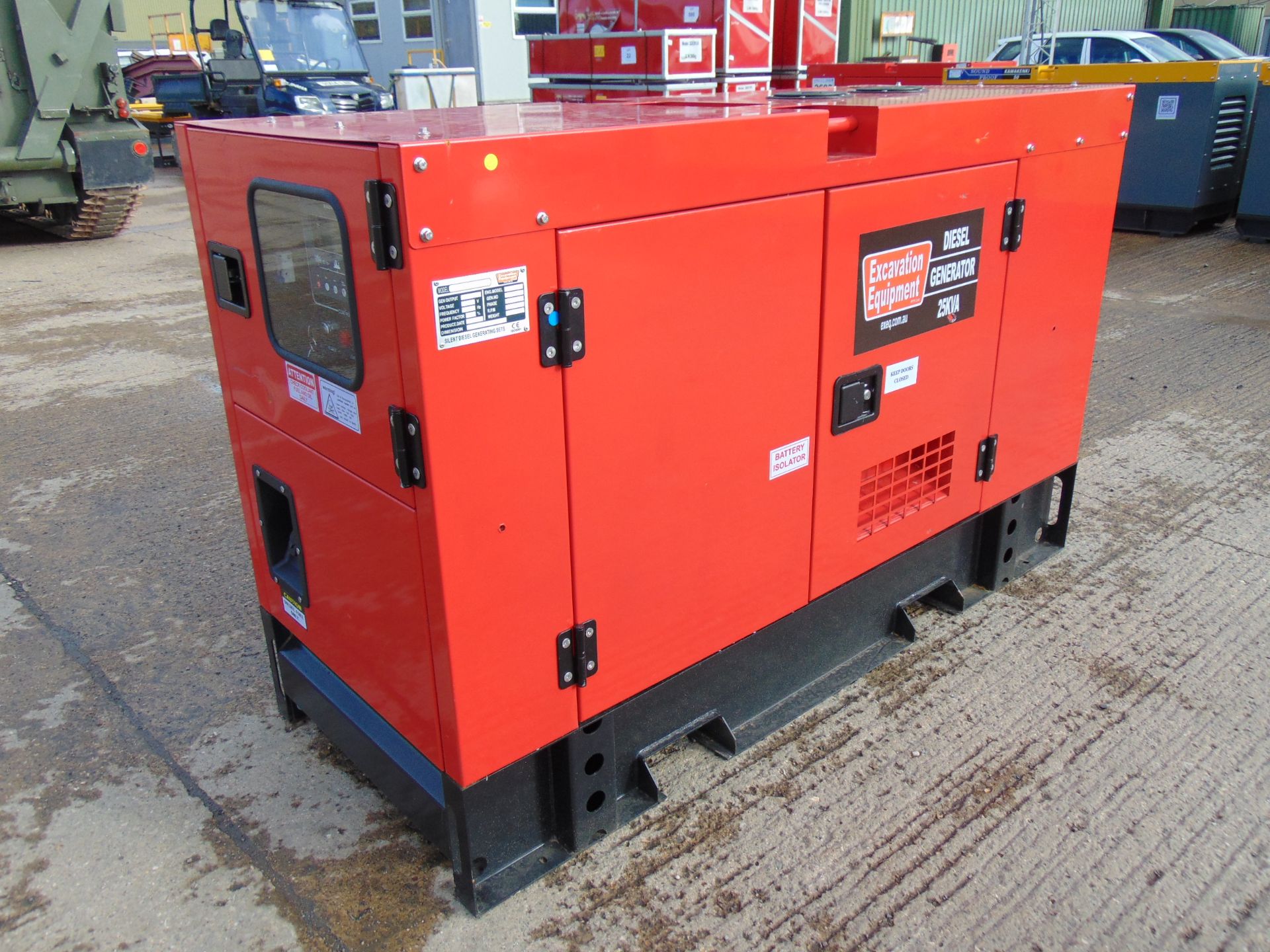 **NEW UNUSED 2022 25 KVA 3 Phase Silent Diesel Generator Set** - Image 4 of 18