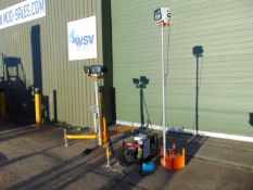 Complete Teklite Mobile Portable Emergency Lighting Kit, CW Clark Telescopic Mast, 3.5 KVA Generator