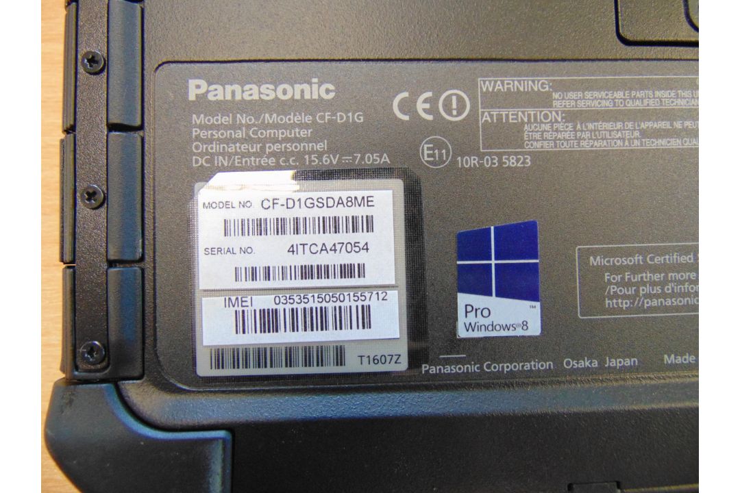 Panasonic Toughbook / Toughpad CF-D1 i5 Rugged Tablet - Image 6 of 6