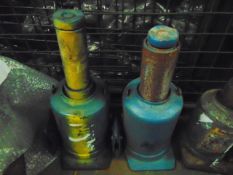 2 x Weber 12 ton hydraulic jacks
