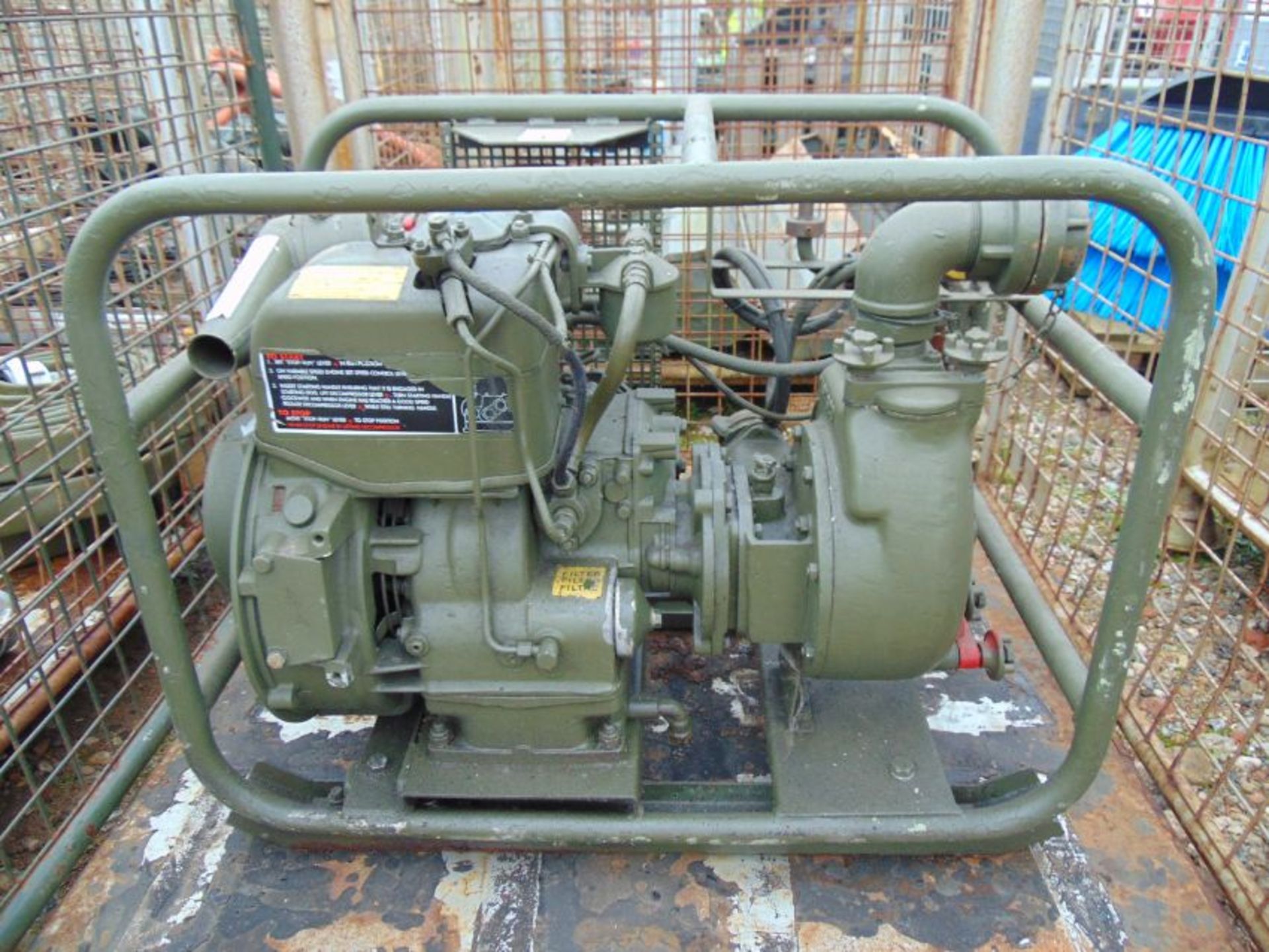 Lister Diesel Gilkes water Pump from MoD - Image 2 of 8