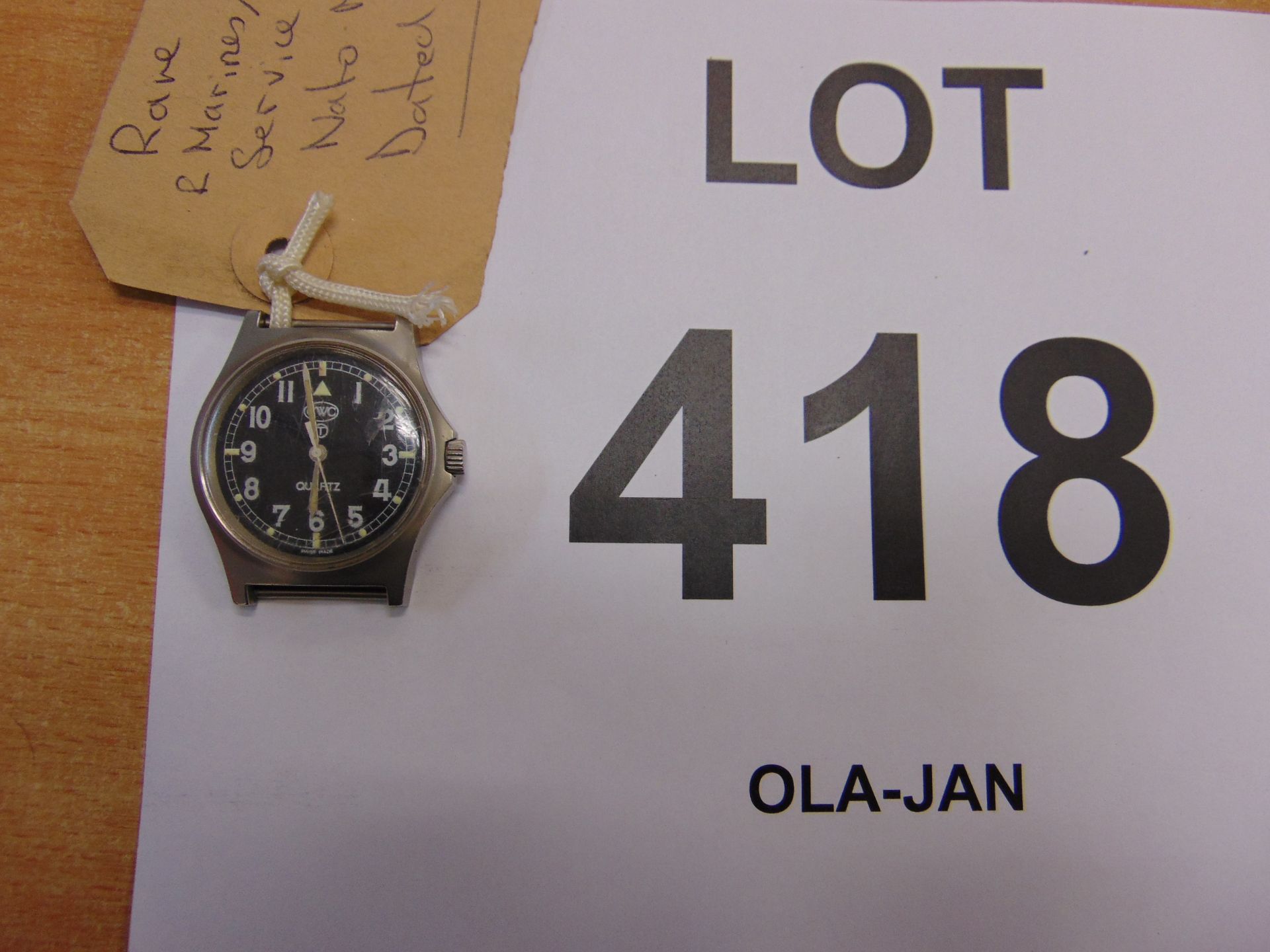 Rare 0552 CWC R Marines / Navy Issue Service Watch Nato Marks, Dated 1989 - Image 4 of 5