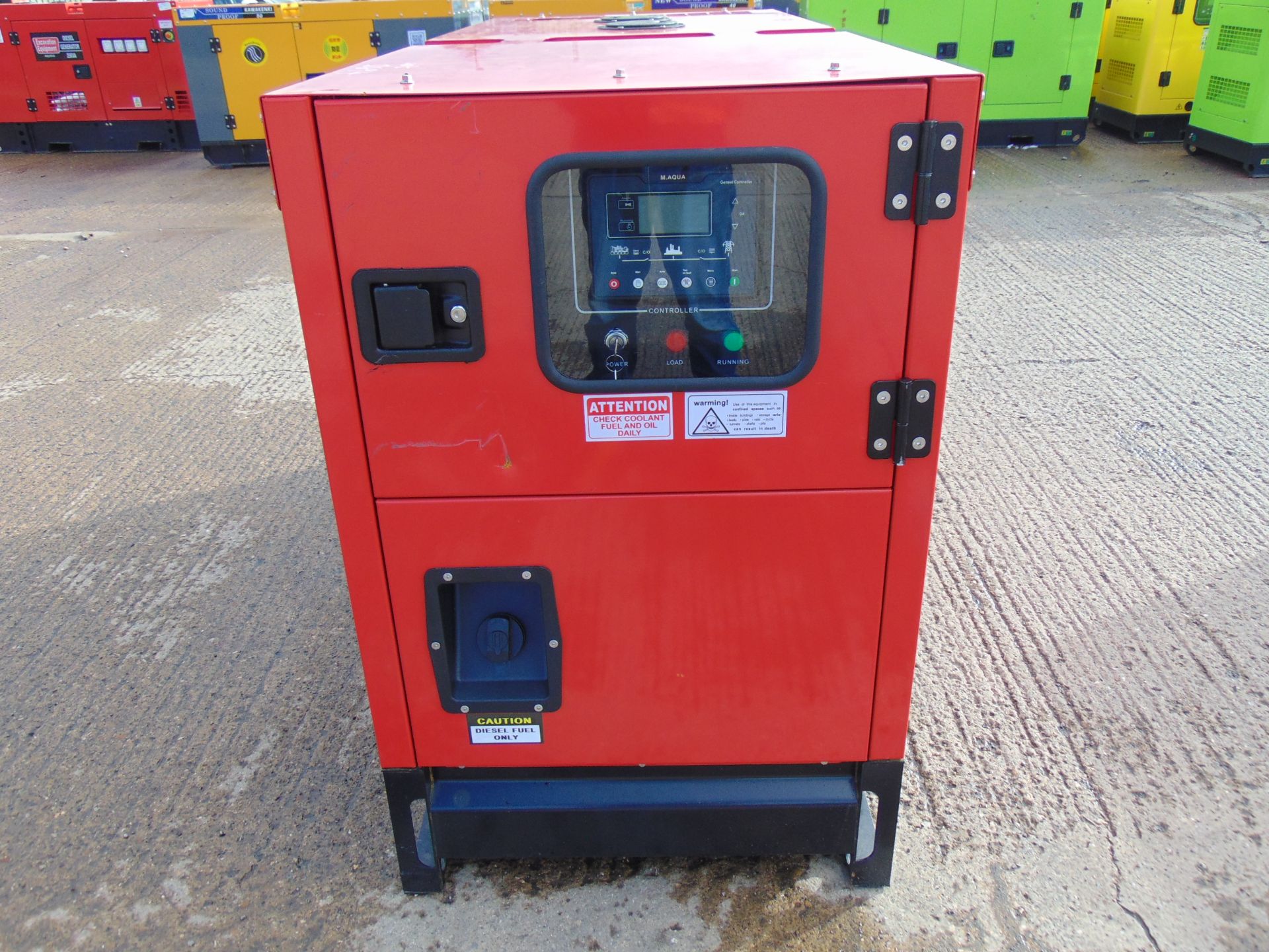 **NEW UNUSED 2022 25 KVA 3 Phase Silent Diesel Generator Set** - Image 3 of 18